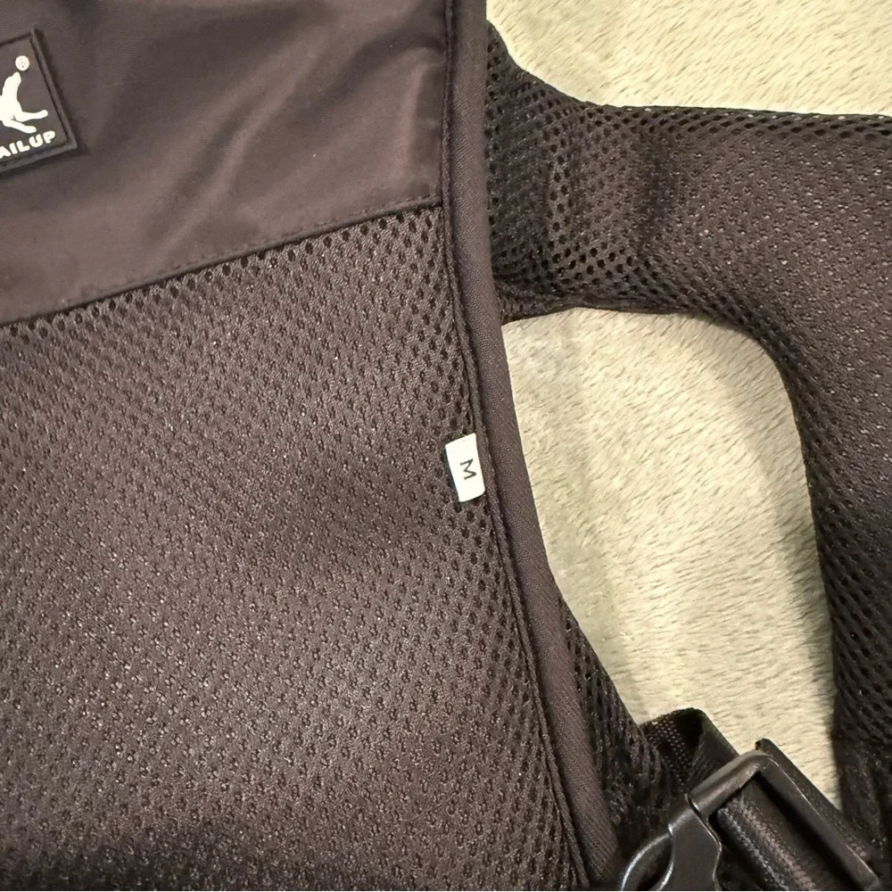 TAILUP Medium Dog Carrier Backpack Black Hands Free Pet Carrier Small Dog Cat